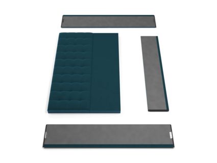 Кровать Lonax Аврора велюр Dolly-1 180х190