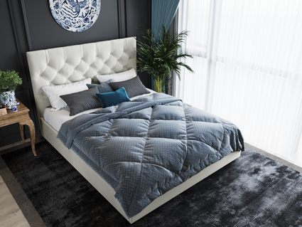 Кровать Димакс Эвора Крем с подъемным механизмом 90х190