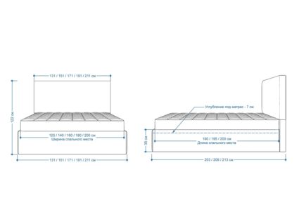 Кровать Lonax Фелиса велюр Dolly-3