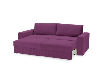 Диван Фиеста Мебель Тусон Лайт велюр Vivaldi 19 фиолетовый Длина 232 см