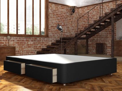 Кровать Mr.Mattress Site Box экокожа Black 253