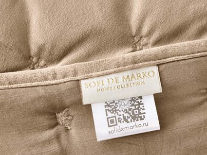 Покрывало Софи де Марко Лея (бежевое) 160х220