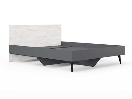 Кровать Сонум Ines Ясмунд + серый