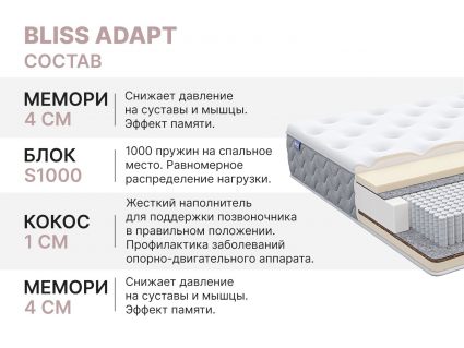 Матрас Димакс Bliss Adapt 165х200
