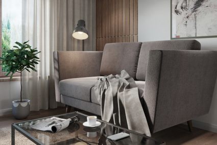 Диван Арско Гуннар двухместный серый Длина 161 см