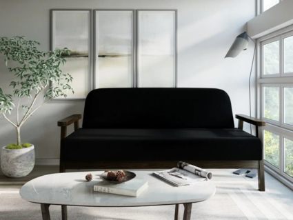 Диван Арско Флори Мини двухместный черный