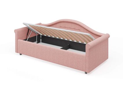 Кровать Сонум Maria Экокожа Белая (с подъемным механизмом) 120х190