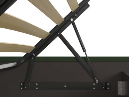 Кровать Lonax Милана велюр Dolly-3 (с подъемным механизмом) 120х190