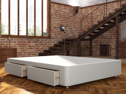 Кровать Mr.Mattress Site Box экокожа White 276