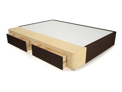 Кровать Mr.Mattress Site Box экокожа Brown 270