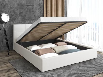 Кровать Sontelle Belart Luxa milk с подъемным механизмом 80х200