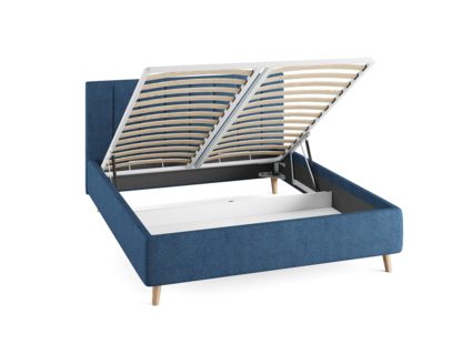 Кровать Сонум Alma Рогожка Марсала (с подъемным механизмом) 80х190