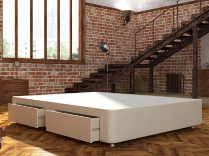 Кровать Mr.Mattress Site Box экокожа Beige 265