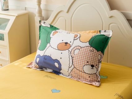 Комплект постельного белья Софи де Марко Медвежата (желтый) 1,5-спальный