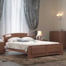 Кровать DreamLine Афродита 1 ясень Орех 140х200