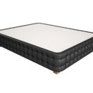 Кровать Mr.Mattress Twin Box экокожа Black 160х200