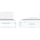 Кровать Lonax Аврора велюр Dolly-17 (с основанием) 160х200